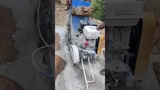 Concrete Road cutting Machine l #viral #ytshorts #vngardener #trending  #concretecutting #smartwork