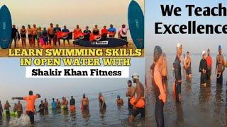 Sea Swimming techniques | learn sea swimming with Shakir khan fitness