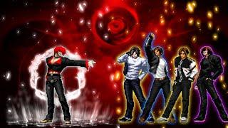 [KOF Mugen] Yagami Black Hole (Update) VS. Kyo Kusanagi Team