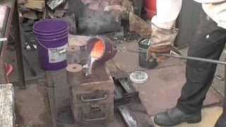 Wednesday Catch Up 31 . Pouring Bronze