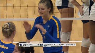 Pittsburgh Vs  #4 Penn State Womenvolleyball 2019 720p 60fps