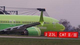 Boeing B737 Max 8 Start at Düsseldorf Airport to Moscow DUS-DME