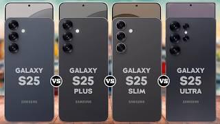 Samsung Galaxy S25 Ultra Vs Galaxy S25 Slim Vs Galaxy S25 Plus Vs Galaxy S25 - Specs Review