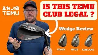 CAN THIS CLUB BE LEGAL? Yes Life review the Temu PGM 60 degree x-large wedge!