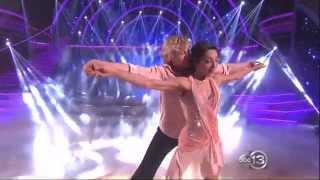 Charlie White dancing with Meryl Davis on DWTS 5 20 14