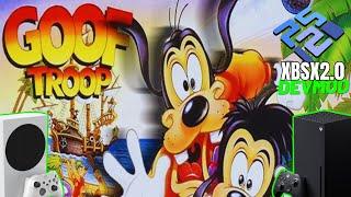 GOOF TROOP no XBOX SERIES S/X e ONE XBSX2.0 (DEVMOD) #xboxseriess #devmode #gooftroop