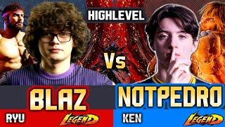  SF6 (Blaz vs NOTPEDRO) - Ryu vs Ken ▰ Street Fighter 6 Gameplay High Level