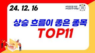 (TOP11) 상승 흐름이 좋은 종목