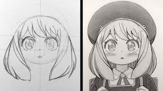 How to Draw Anya Forger | drawing tutorial | easy to draw