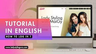 Tutorial: How to log in for the 1st time?