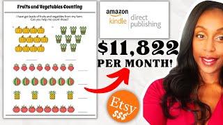 $11,822 per Month in this Amazon KDP Niche & Etsy! [Counting Worksheet Generator Review]