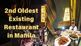 Ilang Ilang Restaurant Since 1910 Hanggang Ngayon