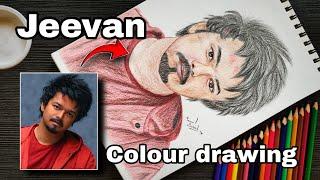 JEEVAN Colour Drawing  #goat #jeevan #drawing #artwork #artist #coloring #youtuber  #vijaydrawing