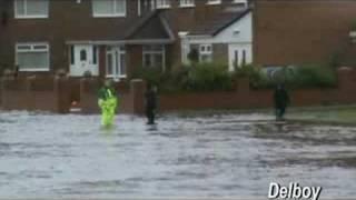 Floods In Blyth Valley 06/09/2008