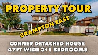 Property Tour - Brampton East Corner Lot Detached House with Finished Basement