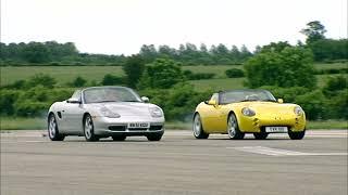 2002 TVR Tamora vs Porsche Boxster S Drag Race