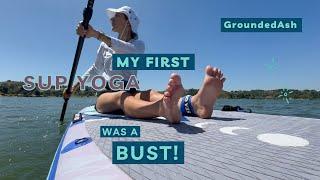 My First Paddleboard Yoga Session Was A BUST!