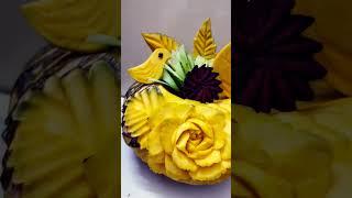 Abida's design | abida sultana | food carving | Bangladeshi food carving artist Abida Sultana