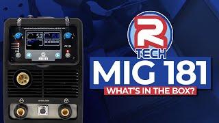 R-Tech Digital MIG 181 Welder - What's in the Box?