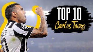 Top 10 BEST Carlos Tevez Goals with Juventus ️