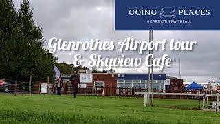 Skyview Cafe Walkthrough and Review & Hangar Tour, Glenrothes Airport, Fife, Scotland