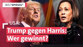 US-Wahl 2024: Kamala Harris gegen Donald Trump - Die Entscheidungswahl | Weltspiegel