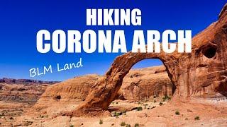 Hiking Corona Arch Trail