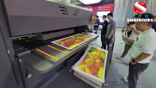 Corrugated Box single pass digital printing machine at PRINT CHINA EXPO 2023