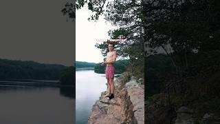 INSANE 40FT DOUBLE FLIP #flips #viral #shorts #cliffjumping