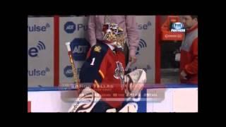 3/3/13: Florida Panthers suit up goaltending coach Robb Tallas as backup