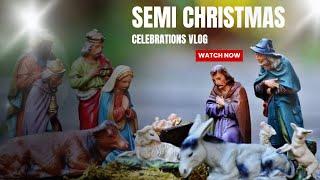 Semi Christmas Celebrations 2024 | Semi Christmas | Christmas | Voiceofkeerthitelugu | Telugu Vlogs