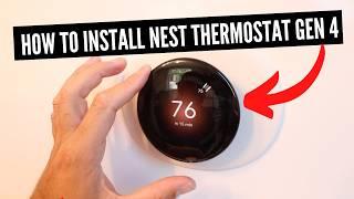 How To Install Google Nest Thermostat 4th Generation