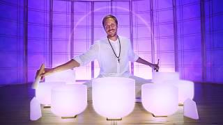 417Hz Trauma Healing Sound Bath - Removing Negativity and Shame With Quartz Crystal Singing Bowls