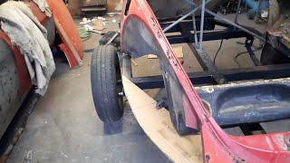 VW Beetle trailer, part 7, making the bottom edge