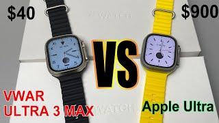 Apple Watch Ultra VS VWAR Ultra 3 Max ! They Both Look Similar!! the Best Ultra Smartwatch Copy?