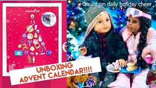 Unboxing Opening Review: AG American Girl Advent Calendar