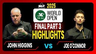 John Higgins vs Joe O'Connor Final World Open Snooker Highlights p3