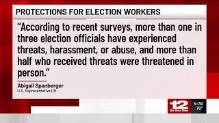 NBC12: Spanberger Works to Secure Protections for Election Workers Ahead of Election Day