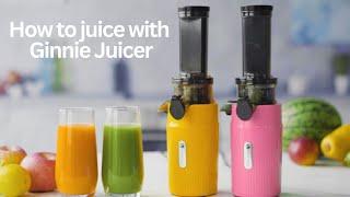 Juicing Made Easy with Ginnie Juicer: Boost Your Health and Wellness