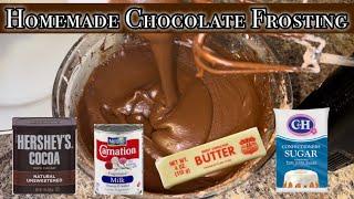 Homemade Chocolate Frosting