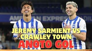 JEREMY SARMIENTO VS CRAWLEY TOWN | ANOTO GOL