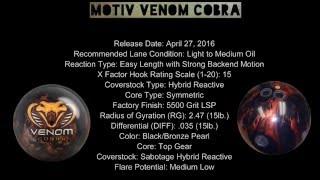 Motiv Venom Cobra Video - BowlerX.com