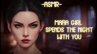 [ASMR] [ROLEPLAY] mafia girl spends the night with you (binaural/softdom/F4A)