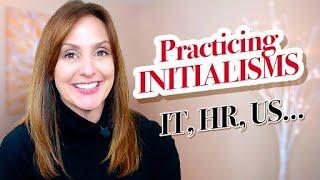 Practicing English Rhythms (Initialisms) | Clear English Corner with Keenyn Rhodes