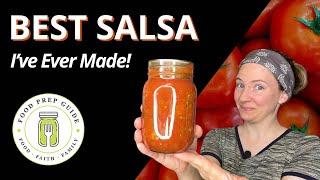 The BEST Mild Salsa for Canning 🫙🫑