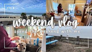 NEW SPEND THE WEEKEND WITH ME // CAMPING AT THE OCEAN!