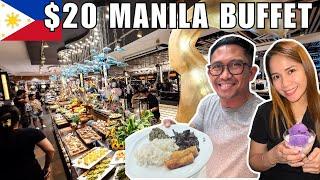 $20 Buffet in Manila - ALL YOU CAN EAT FILIPINO FOOD!