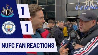 Newcastle United vs Manchester City Fans React - Newcastle fans post match reaction