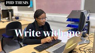 Live writing session | Write with me | Virtual writing retreat | A day in the life of a PhD student