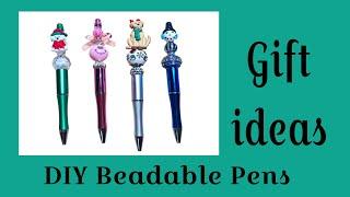 How To: DIY Beaded Pens using Buttons & Giveaway Winner!